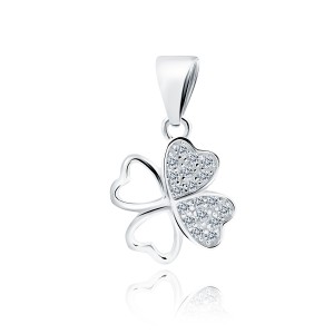 Pandantiv argint trifoi cu 4 foi cu pietre DiAmanti Z1852CR_W-DIA (Argint 925‰ 1 g.) Pandantiv argint trifoi cu 4 foi cu pietre DiAmanti Z1852CR_W-DIA (Argint 925‰ 1 g.)